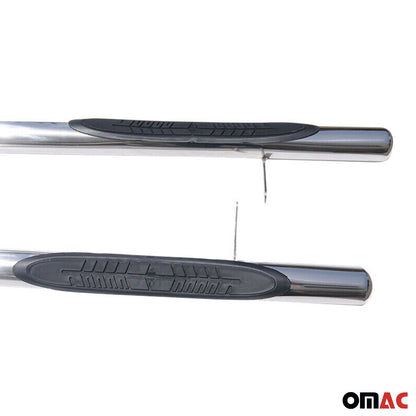 OMAC Black Side Steps Running Boards Nerf Bars S.Steel Fits Hyundai Tucson 2016-2021 3224996PB