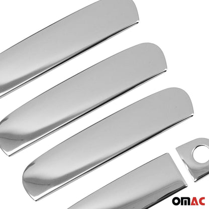 OMAC Car Door Handle Cover Protector for Audi A3 / A3 Quattro 2006-2013 Steel 5 Pcs 1101041