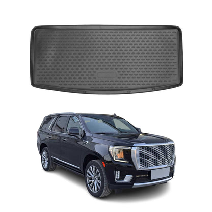 2021-2024 GMC Yukon Cargo Liner Trunk Mat All Weather Behind 3rd Row