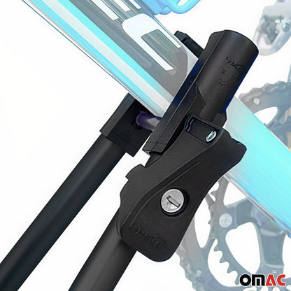 2Pcs Pro Bike Carrier Roof Mount Black Alu Bicycle Rack Cycling Car Truck SUV