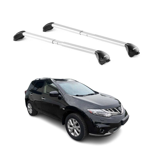 2009-2014 Nissan Murano Roof Rack Cross Bars Luggage Carrier 2 Pcs