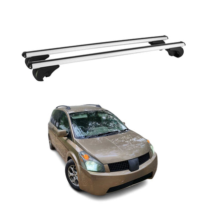 2004-2009 Nissan Quest Roof Rack Cross Bars Silver
