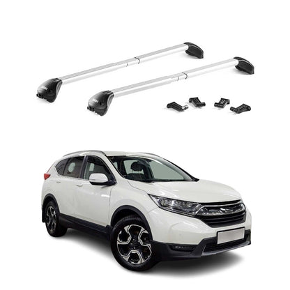2017-2022 Honda CR-V Roof Rack Cross Bars Black Luggage Carrier 2 Pcs