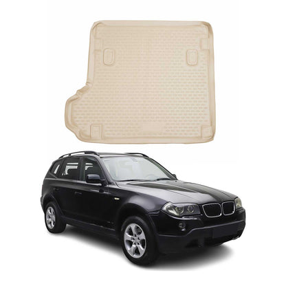 2004-2010 BMW X3 E83 Cargo Liner Trunk Mat All Weather Beige