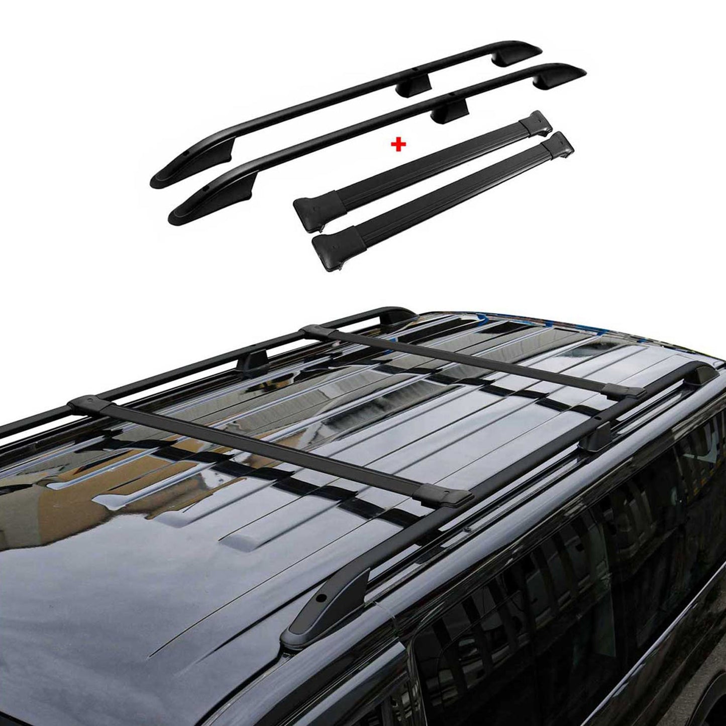 2011-2023 Mitsubishi Outlander Sport Roof Racks & Roof Rack Rails Black