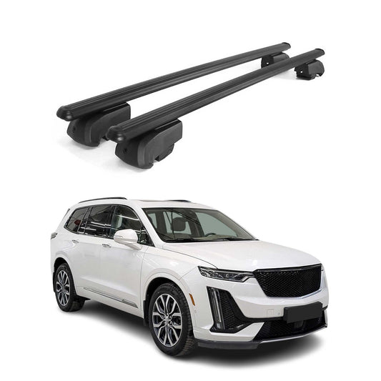 2020-2025 Cadillac XT6 Roof Rack Cross Bars Black
