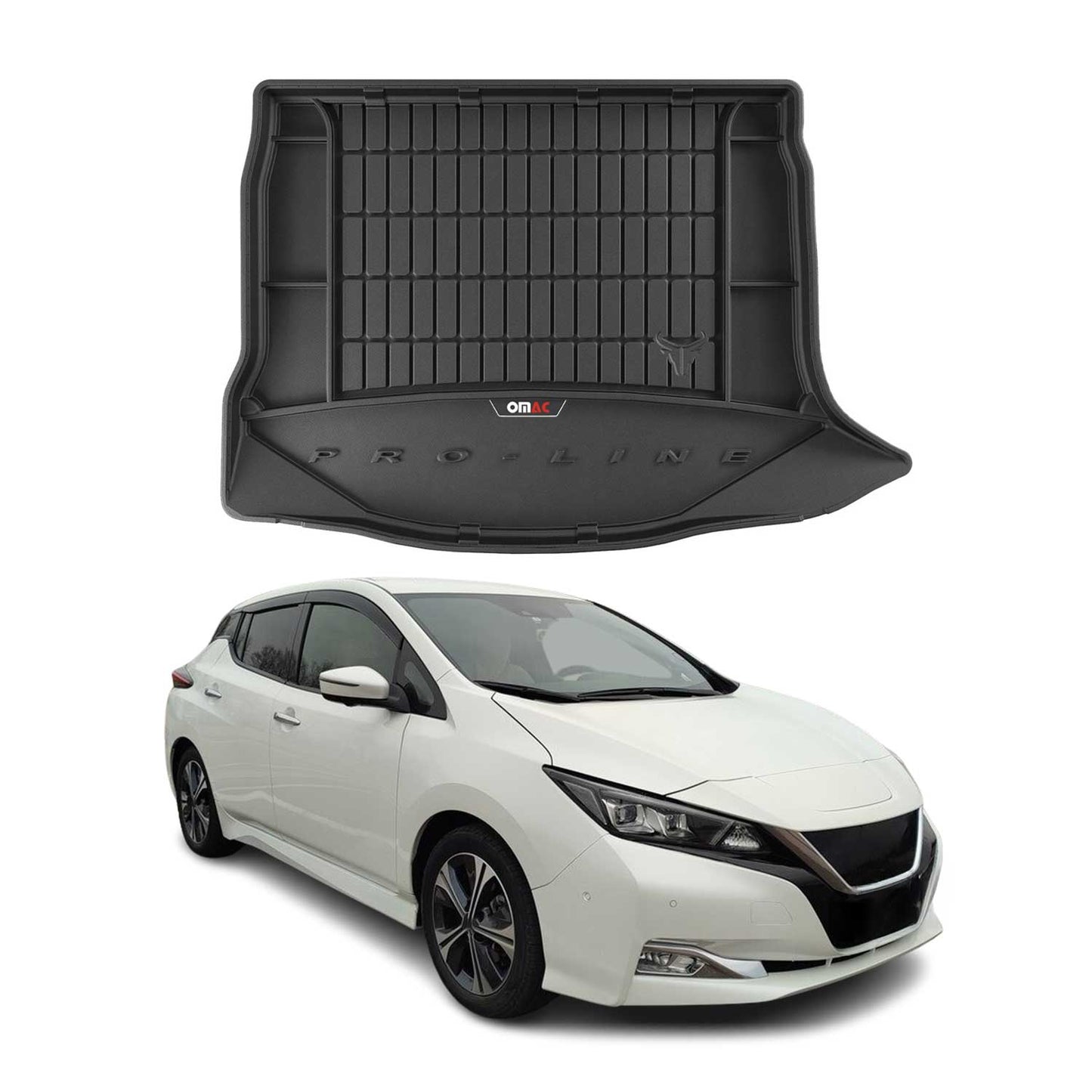 2018-2025 Nissan Leaf Premium Cargo Liner Trunk Mat All Weather Heavy Duty