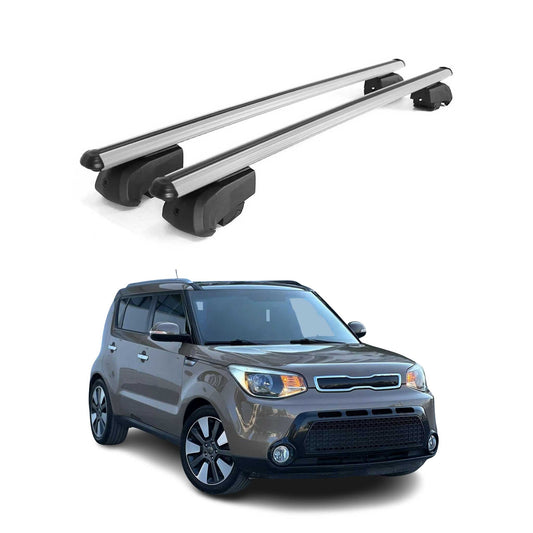 2014-2019 Kia Soul Roof Rack Cross Bars Silver