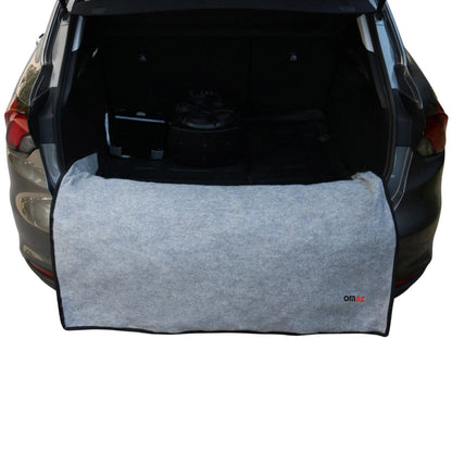 OMAC Rear Bumper Protector Mat Fabric for Land Rover Trunk Pet Cargo Liner Waterproof U021186