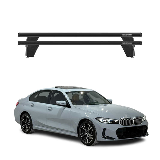 2021-2025 BMW 3 Series G20 Sedan 2019-2025 / M3 G80 Roof Rack Cross Bars Black