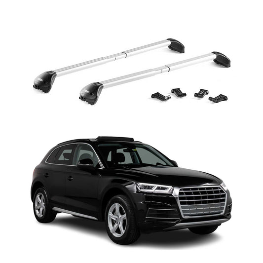 2021-2025 Audi Q5 Sportback Roof Rack Cross Bars Silver