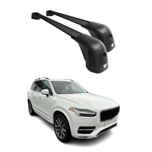 2016-2026 Volvo XC90 II Roof Racks Cross Bars Black