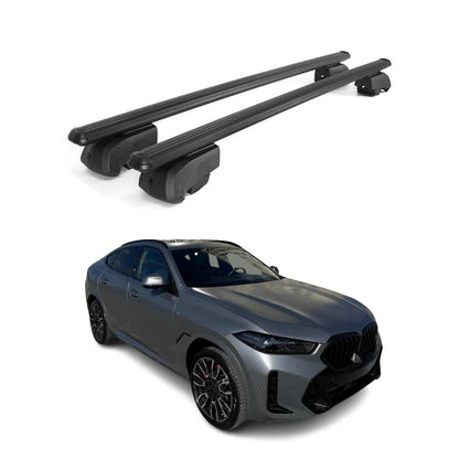 2020-2025 BMW X6 G06 Roof Rack Cross Bars Black