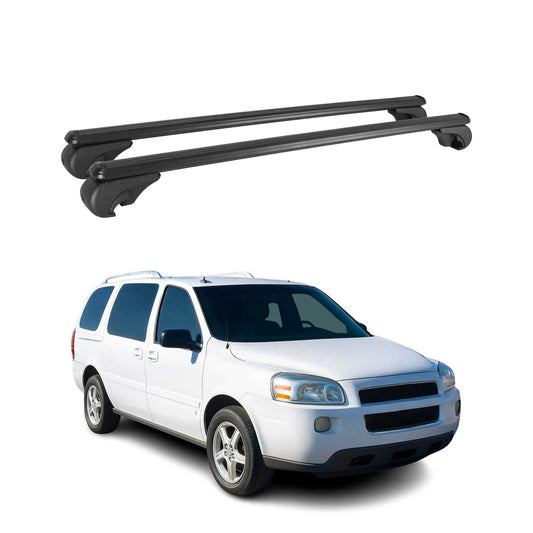 2005-2009 Chevrolet Uplander Roof Rack Cross Bars Black