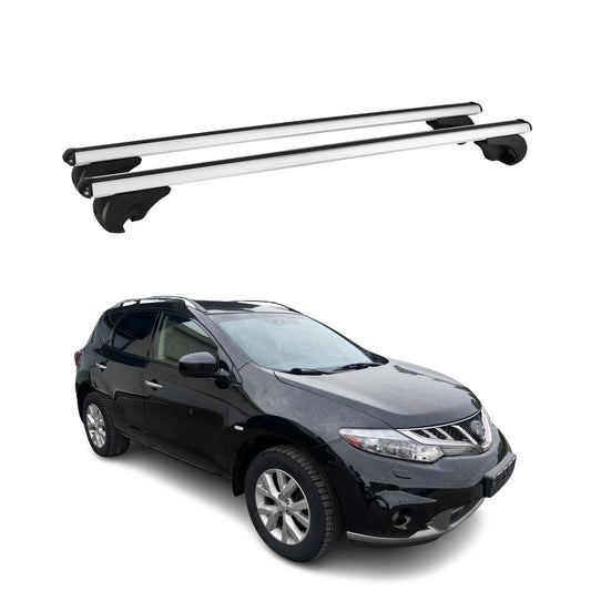 2009-2014 Nissan Murano Roof Rack Cross Bars Silver