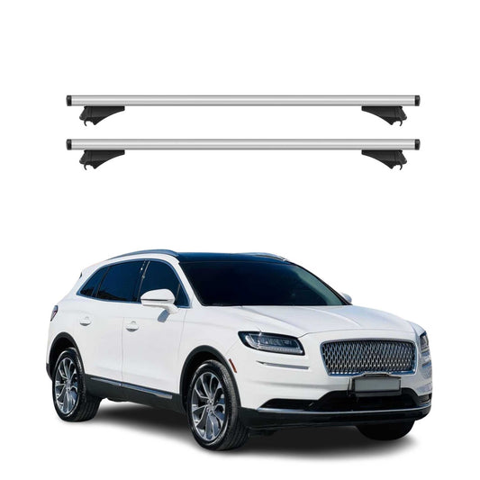 2019-2023 Lincoln Nautilus Roof Rack Cross Bars Silver