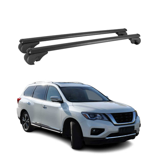 2022-2025 Nissan Pathfinder Roof Rack Cross Bars Black