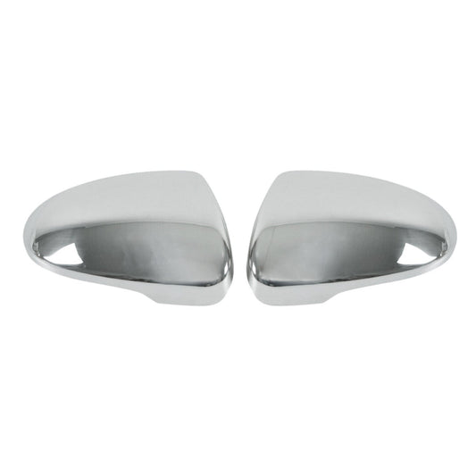 OMAC Side Mirror Cover Caps Fits Hyundai Tucson 2016-2021 Steel Silver 2 Pcs 3224111