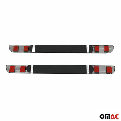 OMAC Door Sill Scuff Plate Scratch for Ford Fiesta 2011-2019 Exclusive Steel 2x 26149696090LX