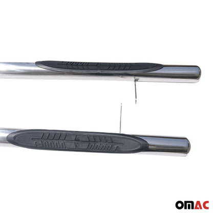 OMAC Steel Nerf Bars Side Step Running Board for Mercedes Metris 2016-2024 Gray 4721996P