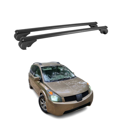 2004-2009 Nissan Quest Roof Rack Cross Bars Black