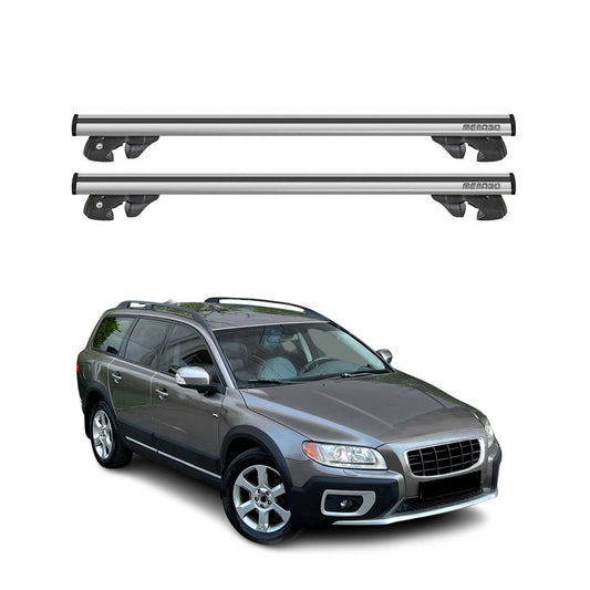2008-2016 Volvo XC70 Roof Rack Cross Bars Silver