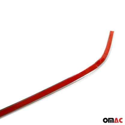 2012-2017 Kia Rio Hatchback Front Bumper Grill Trim Molding Stainless Steel Silver 1Pc