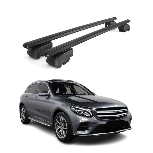 2016-2022 Mercedes GLC Class X253 Roof Rack Cross Bars Black