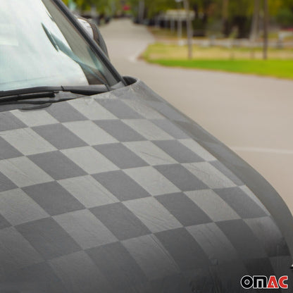 OMAC Car Bonnet Mask Hood Bra for Mercedes Sprinter W906 2014-2018 Black 1Pc Vinyl 4724BSZ2CFBG