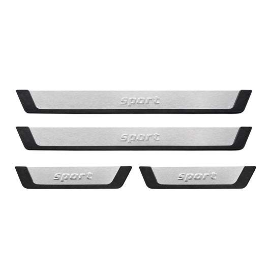 OMAC Fits BMW X1 2013-2015 Chrome Door Sill Cover Scuff Plate SPORT S.Steel 4 Pcs 12059696091FS