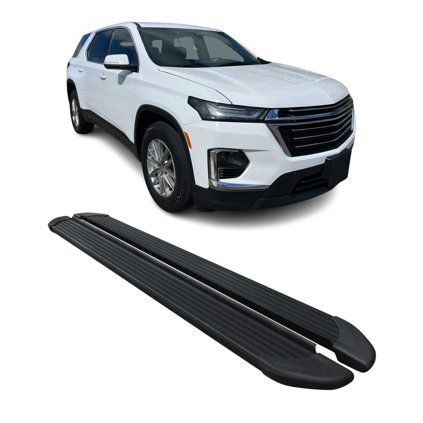 2018-2023 Chevrolet Traverse Nerf Bar Side Step Running Boards Alu 2x