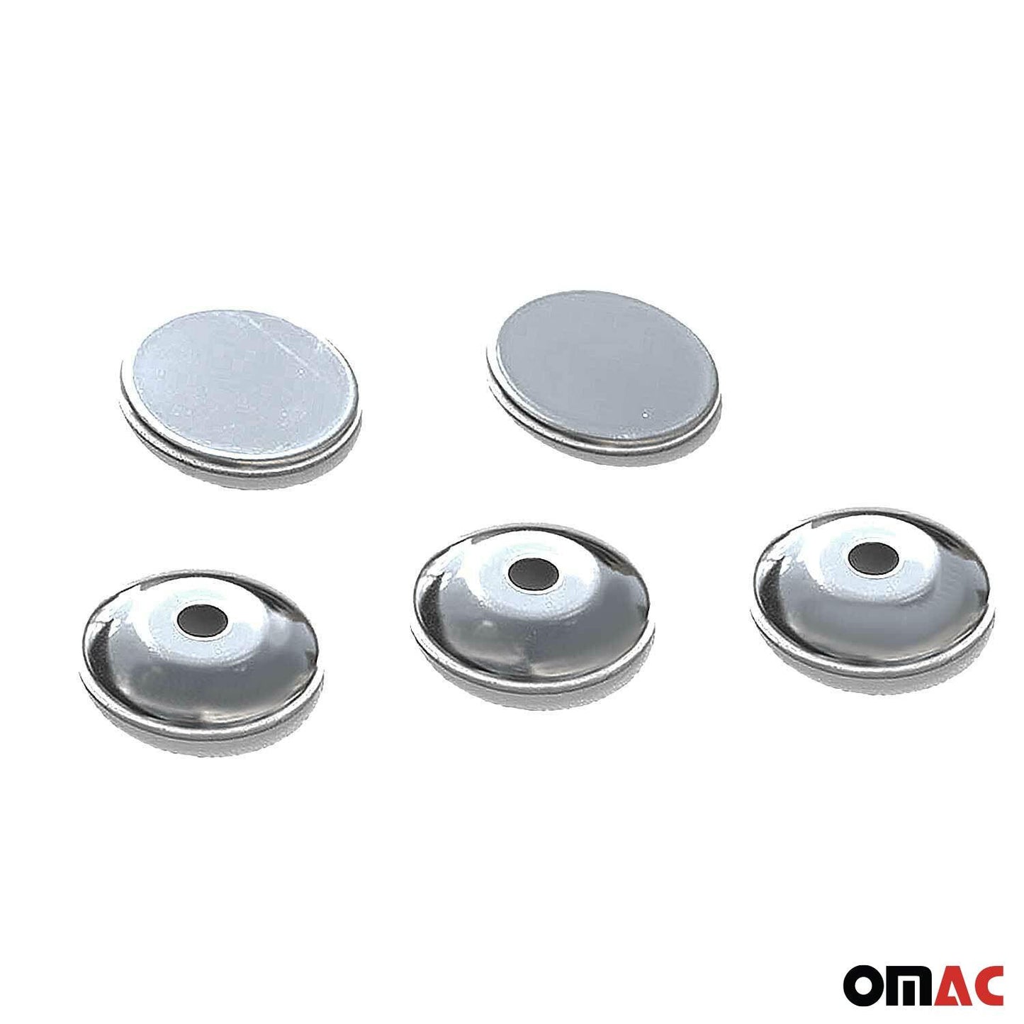 OMAC Car Door Handle Cover Protector for Ford Transit Connect 2010-2013 Steel 5 Pcs '2622061