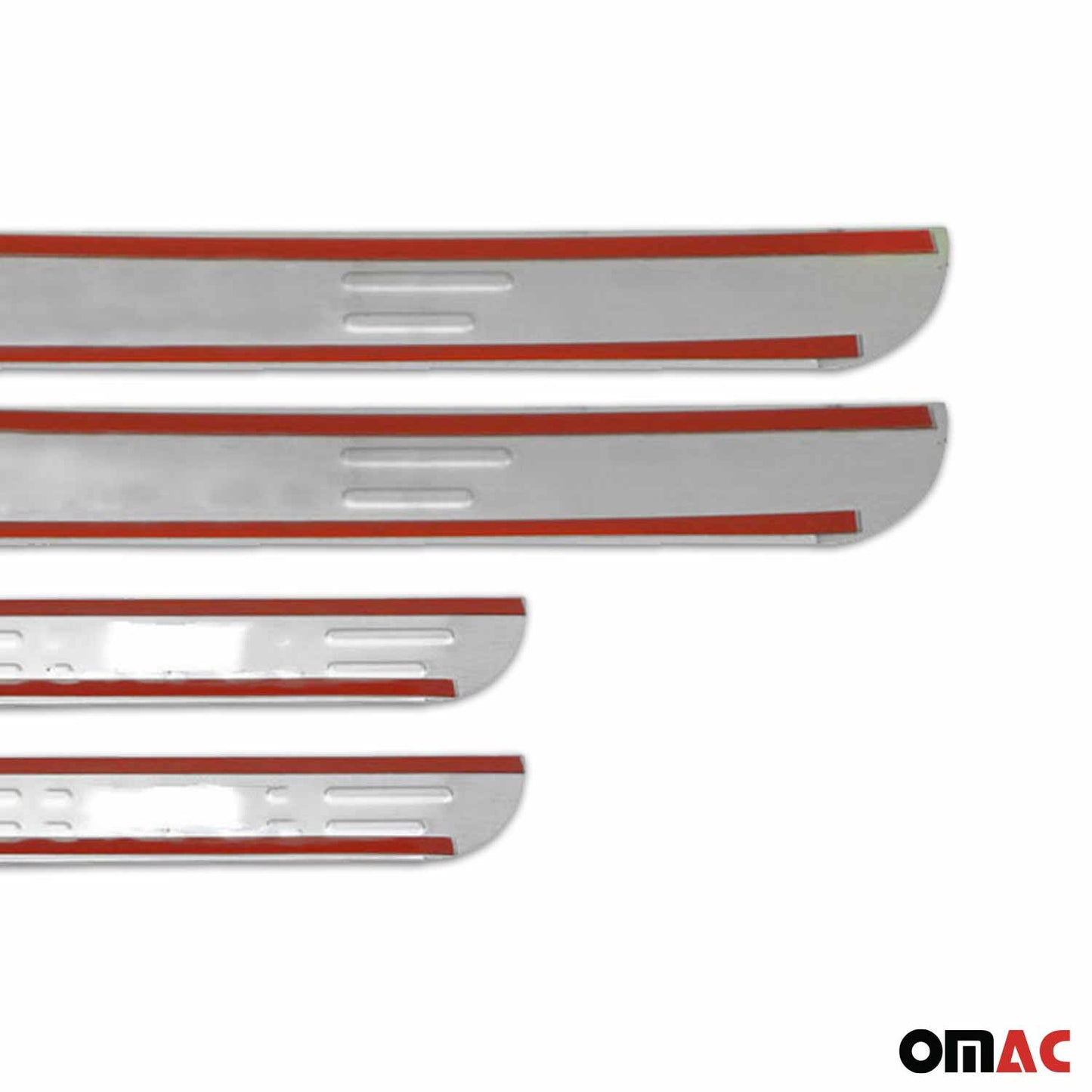 OMAC Door Sill Scuff Plate Scratch Protector for Toyota RAV4 2006-2012 Steel 4x 7005091