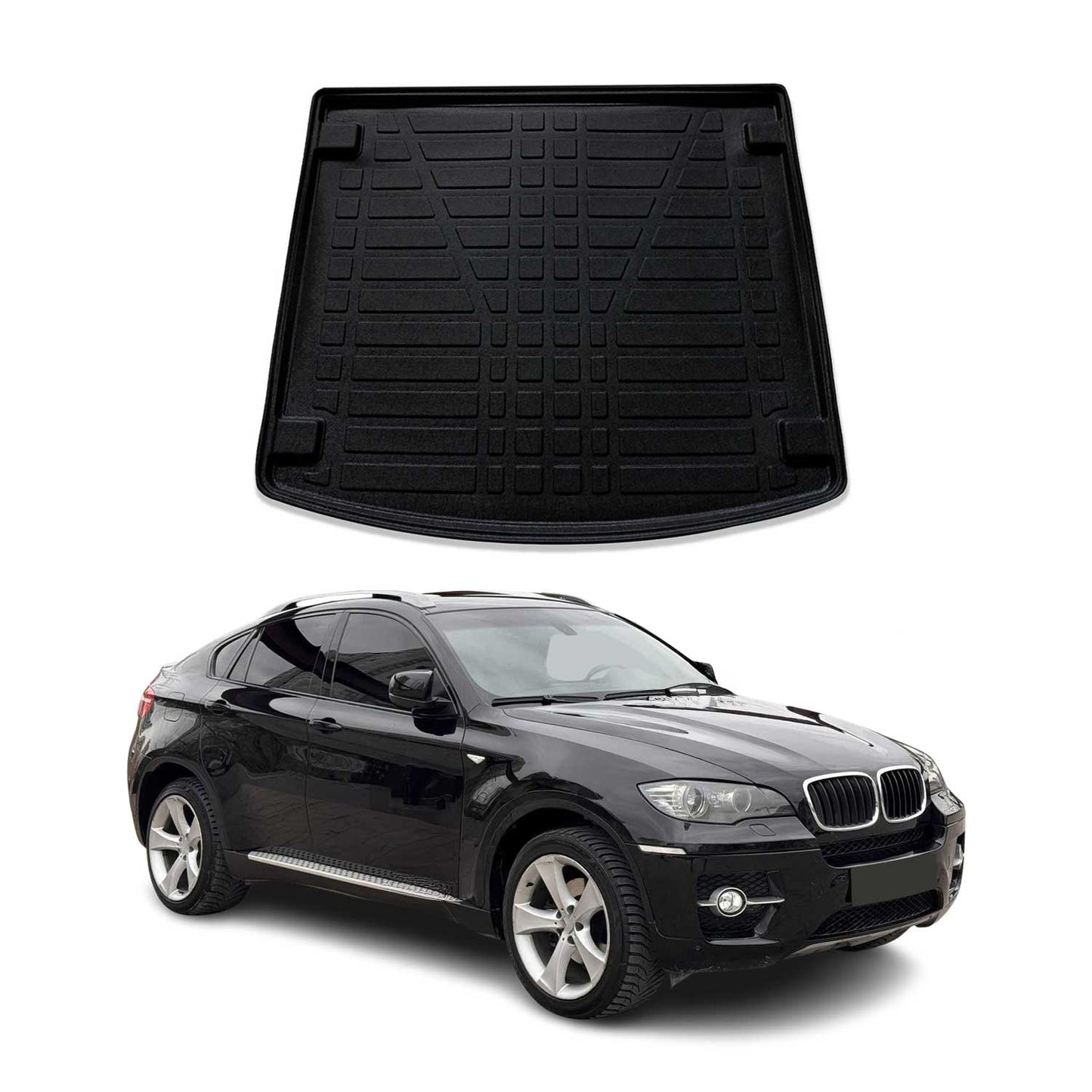 2015-2019 BMW X6 E71 2008-2014 / X6 F16 Cargo Liner Trunk Mat All Weather Black