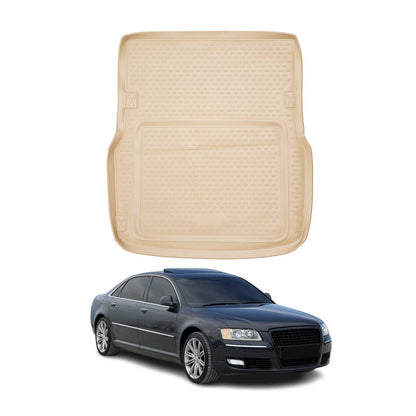 2002-2010 Audi A8 L Cargo Liner Trunk Mat All Weather Beige