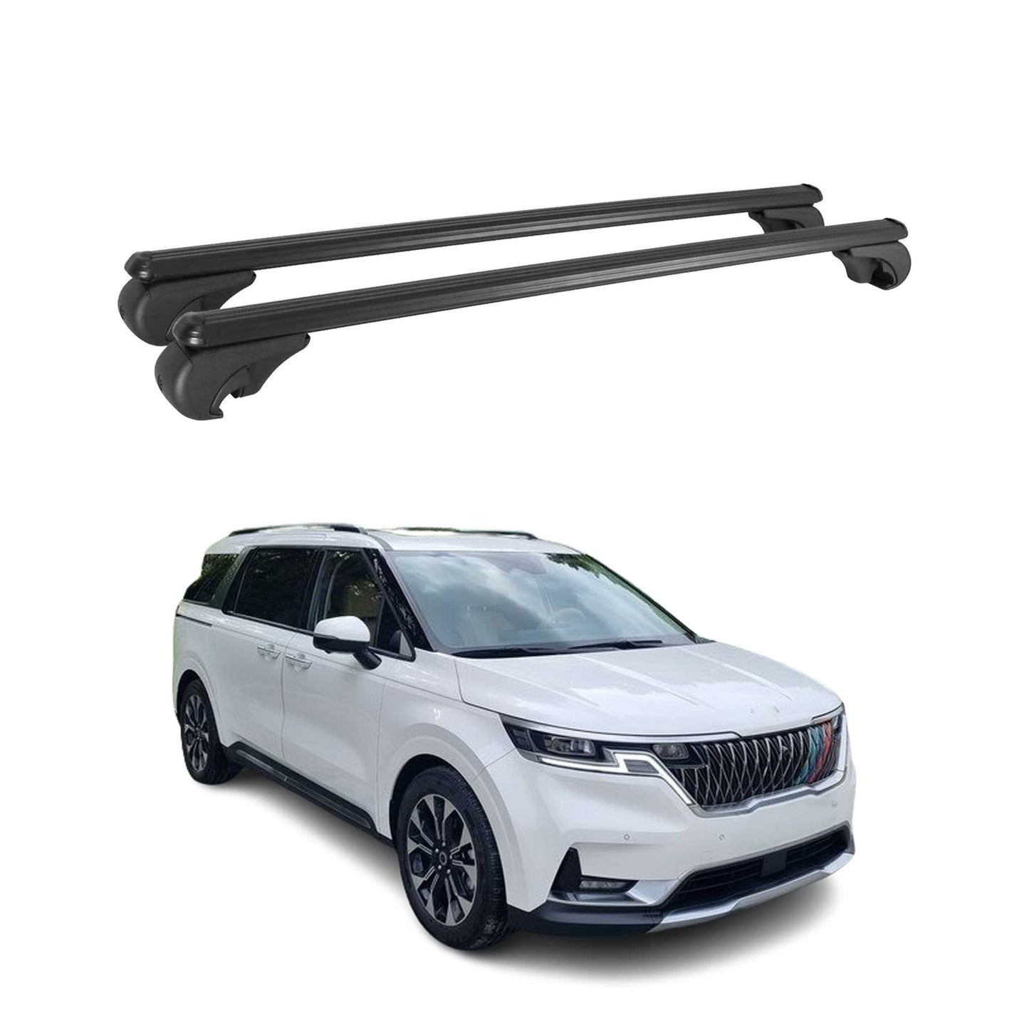 2022-2026 Kia Carnival Roof Rack Cross Bars Black