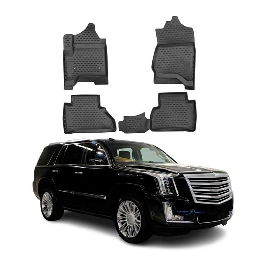 2015-2020 Cadillac Escalade ESV OMAC Floor Matss Liner Black All-Weather 4x