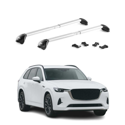 2025 Mazda CX-70 Roof Rack Cross Bars Luggage Carrier Alu Silver 2x