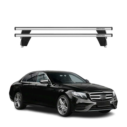 2017-2020 Mercedes E Class W213 Sedan Roof Rack Cross Bars Silver