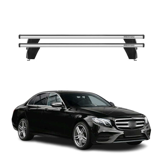 2017-2020 Mercedes E Class W213 Sedan Roof Rack Cross Bars Silver