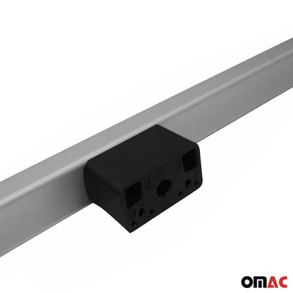 OMAC Roof Rack Side Rails for Dodge Hornet 2023-2024 Aluminium Silver 2Pcs '0108933