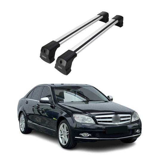 2008-2014 Mercedes C Class C250/C300/C350 SD Fix Points Roof Racks Cross Bar