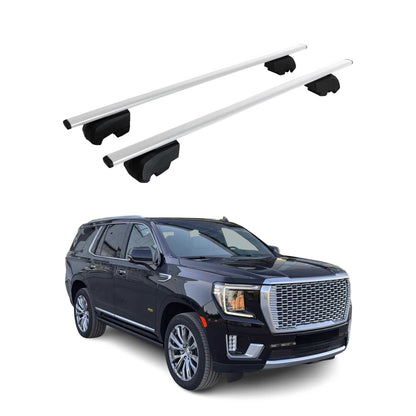 2021-2025 GMC Yukon Roof Rack Cross Bars Silver