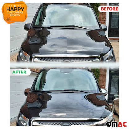 2016-2024 Mercedes Metris Side Mirror Cover Caps ABS Chrome Silver 2Pcs