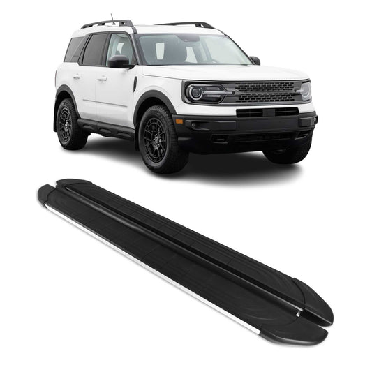 2021-2024 Ford Bronco Sport Nerf Bar Side Step Running Boards Alu 2x