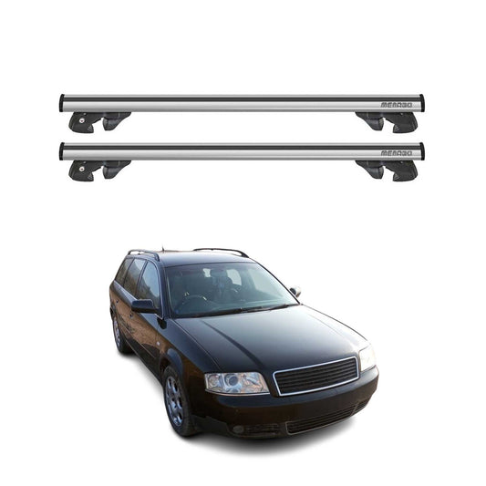 1995-2004 Audi A6 Avant Roof Rack Cross Bars Silver