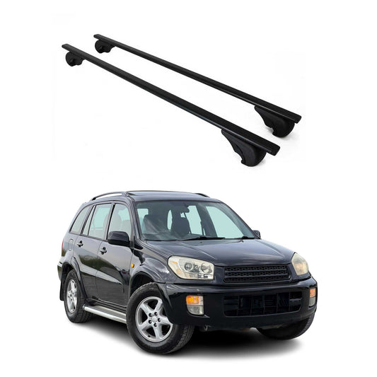 2001-2005 Toyota RAV4 Roof Rack Cross Bars Black