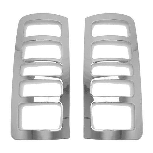 OMAC Trunk Tail Light Trim Frame for Ford Transit Connect 2010-2013 Steel Silver 2Pcs 2620101