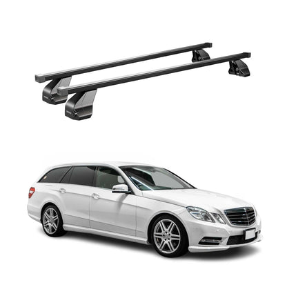 2010-2016 Mercedes E Class W212 Sedan Roof Rack Cross Bars Black