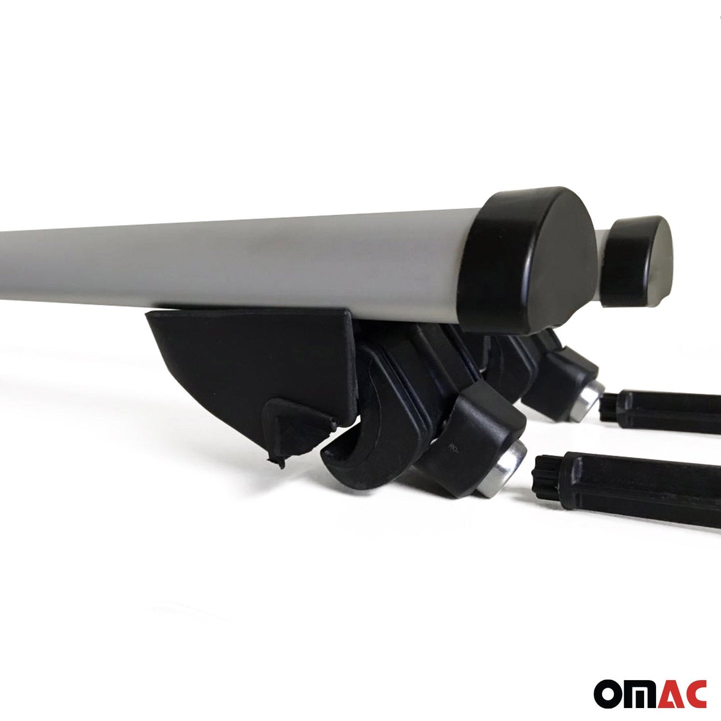 OMAC 220 Lbs Luggage Roof Rack Cross Bars for Nissan Rogue Sport 2020-2022 Gray 2Pcs U020421